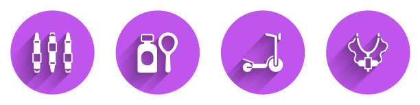 设置记号笔、肥皂泡沫、瓶辊图片下载