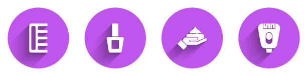 梳头刷、指甲油瓶、霜或洗液图片下载