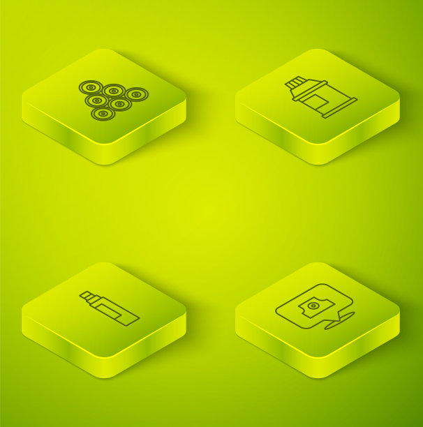 设置等距线画水粉画罐染料图片下载