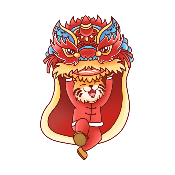 虎年新年庆典节日舞狮活动习俗图片下载