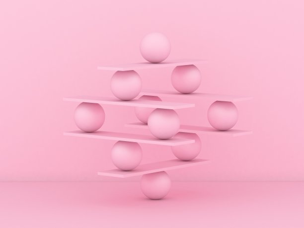 粉红色的平衡图片下载