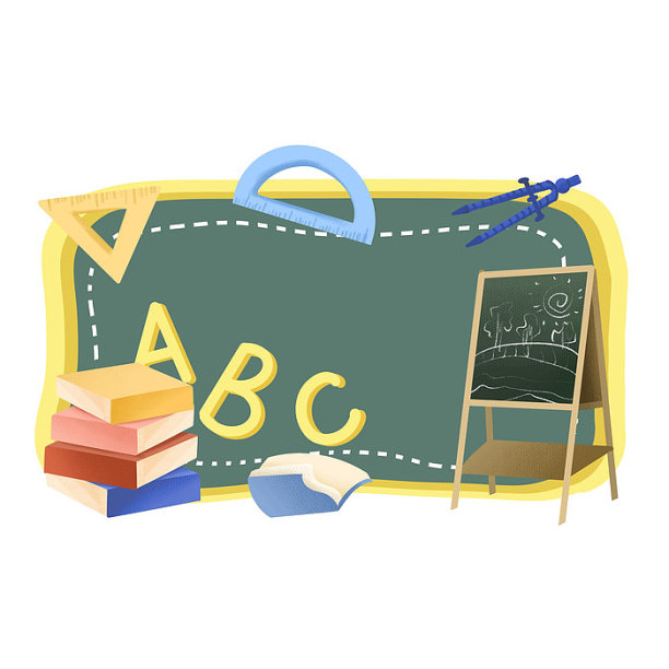 教育类黑板背景边框元素图片下载