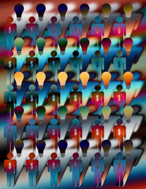 商业想法。3D渲染图片下载