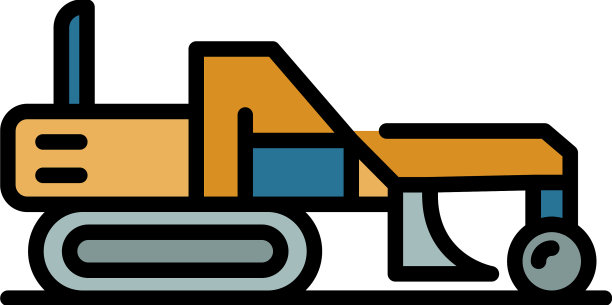 工作分级机图标颜色轮廓图片下载