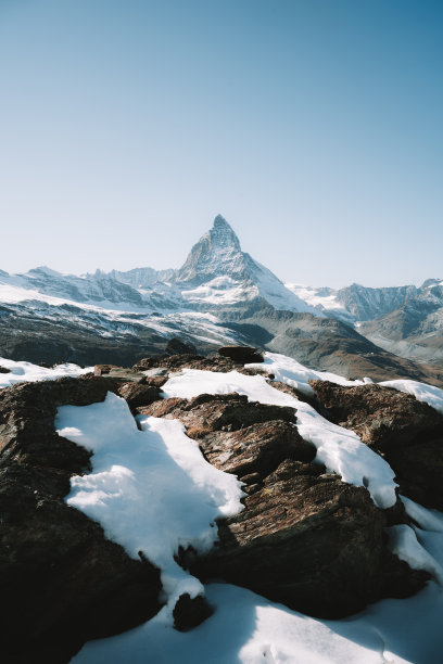 瑞士阿尔卑斯山上的马特洪峰图片下载