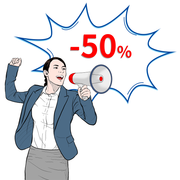 拿喇叭的人 扩音器图片下载