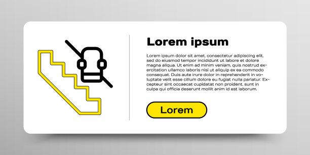 线路禁用进入电梯电梯自动扶梯图标图片下载