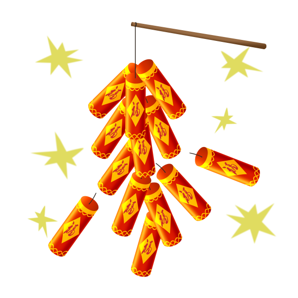 虎年新年鞭炮炮竹图片下载