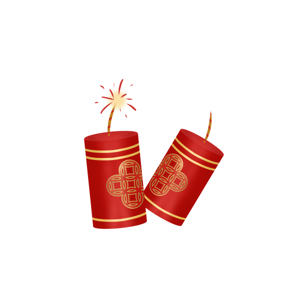 虎年新年鞭炮爆竹图片下载