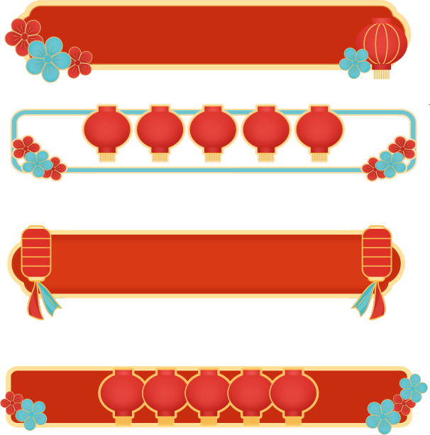 标题框新年中国风图片下载