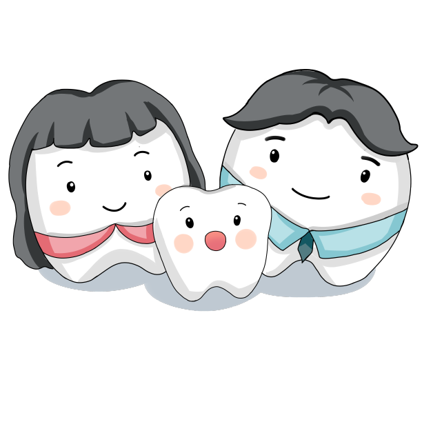 爱牙日牙齿一家人图片下载