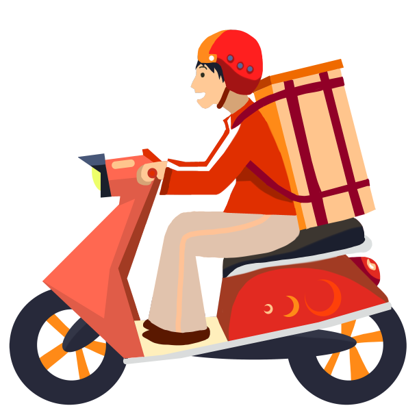 外卖员送餐餐饮图片下载