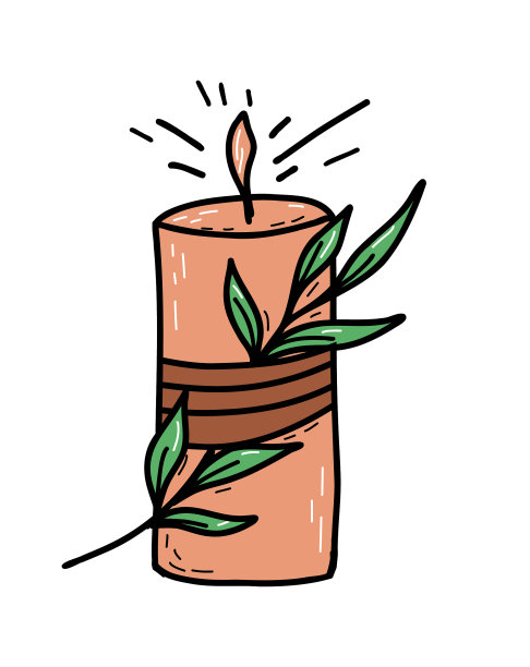 圣诞物品和元素。色彩简单的冬季装饰。图片下载