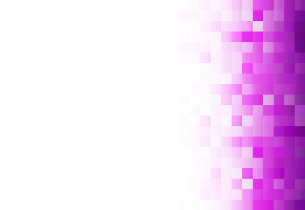 摘要紫红色浅白色底色与方格网格边对右，马赛克，几何图案。图片下载