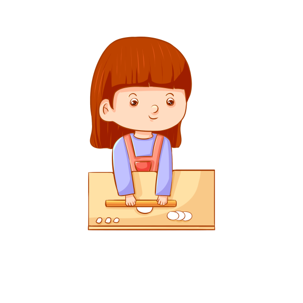 新年 包饺子素材图片