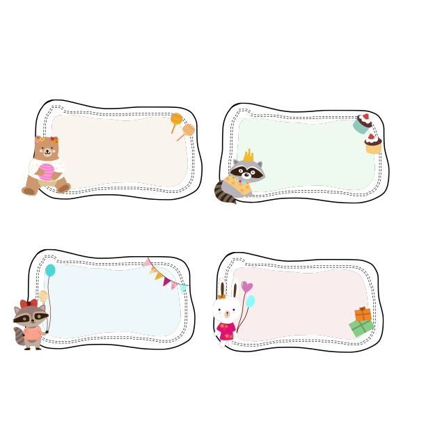 卡通可爱边框图片下载