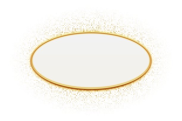 空横幅与黄金框架之上抽象的半色调图案背景。图片下载