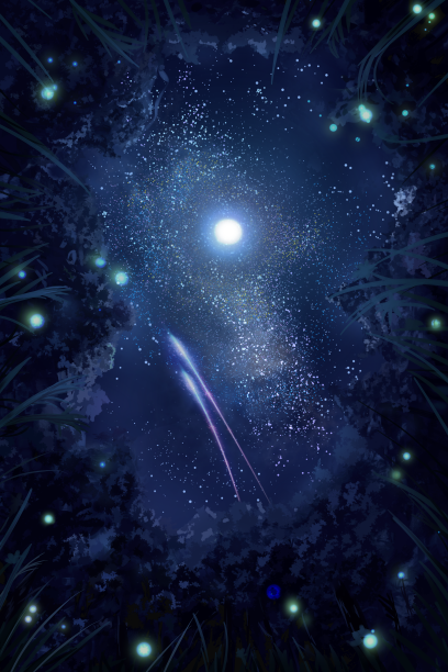 唯美远景星空图片下载