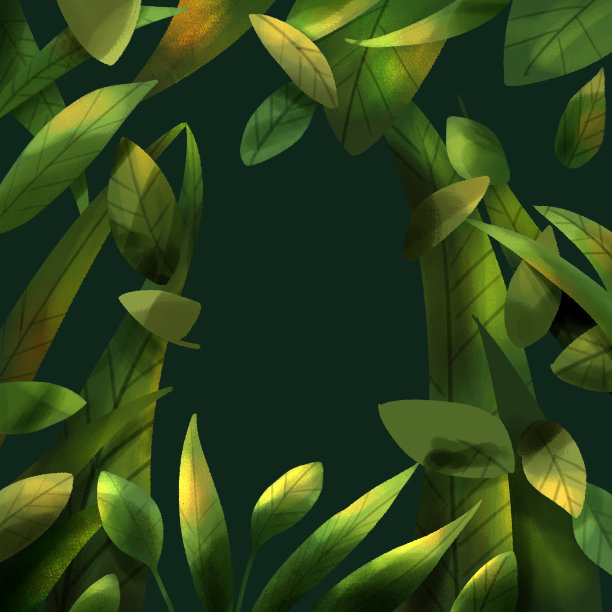 夏天树叶背景图片下载