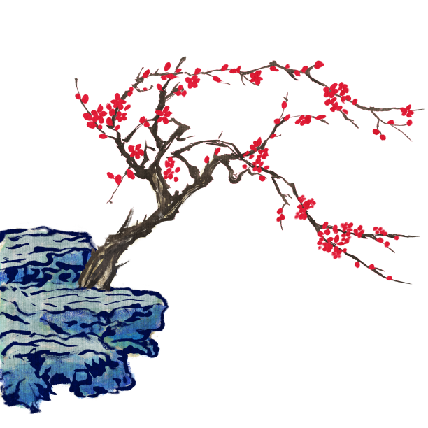 水墨四君子图片下载