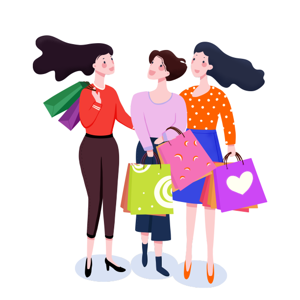 购物的女性图片下载