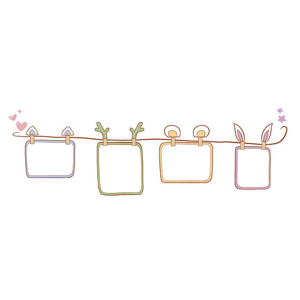 简约照片框图片下载