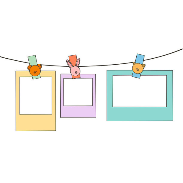 简约照片框图片下载