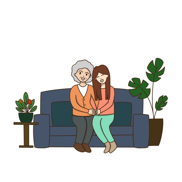 陪伴老人图片下载