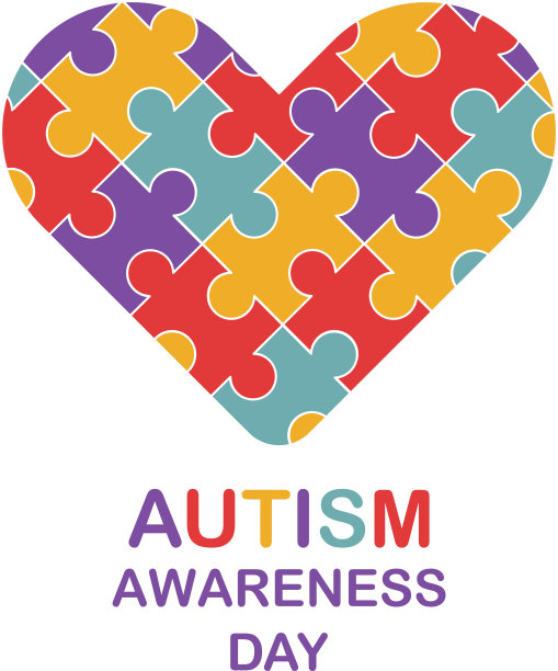 提高自闭症意识。图片下载