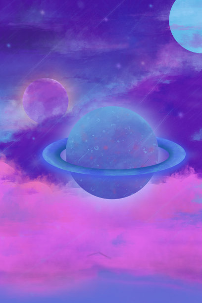 星空插画图片下载