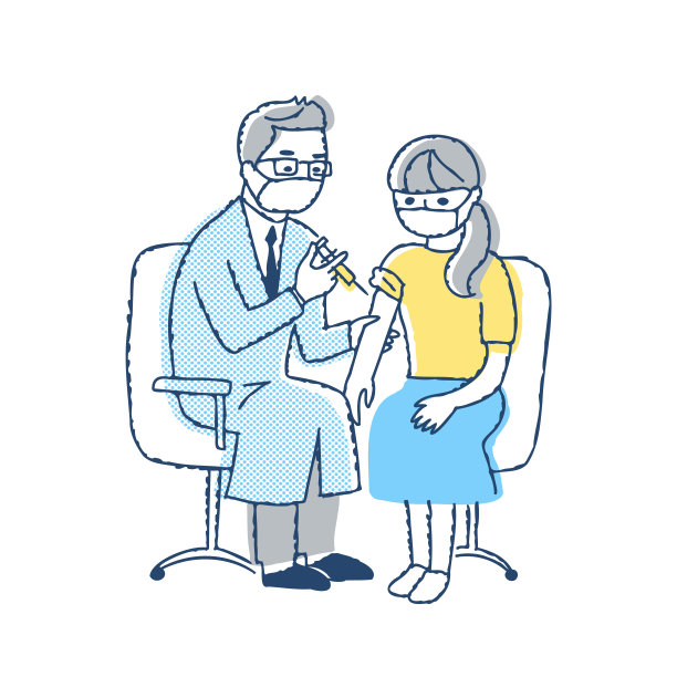 女医生和注射的病人图片下载