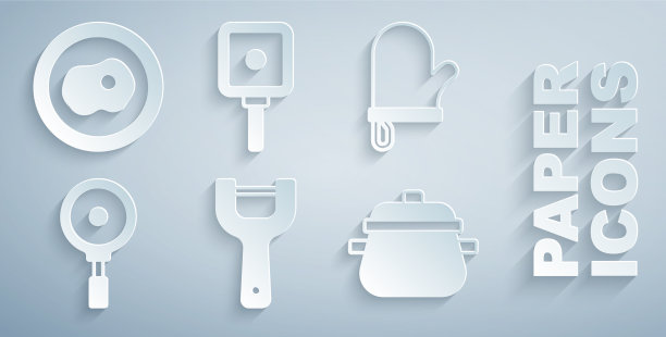 设置蔬菜削皮器烤箱手套煎锅图片下载