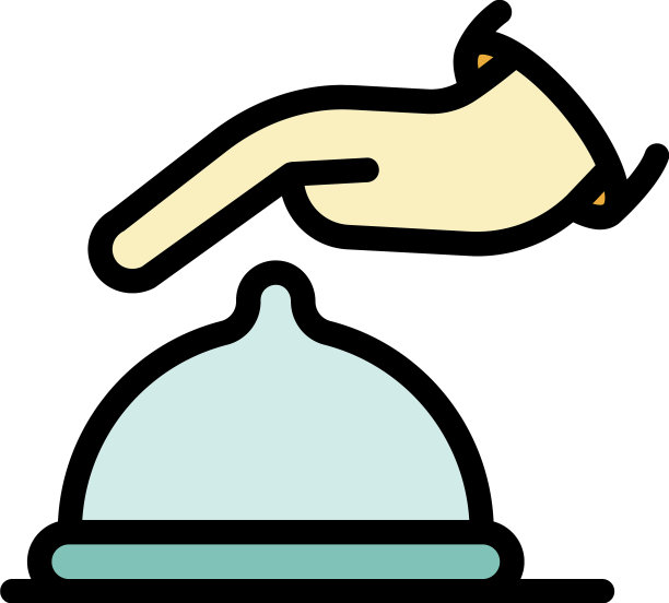 膳食图标颜色轮廓图片下载