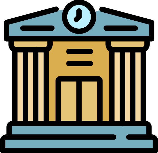 剧院场景图标颜色轮廓图片下载