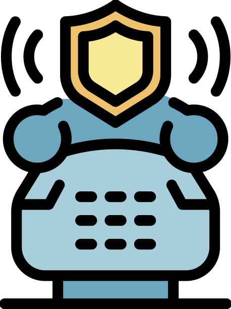 广告电话图标颜色轮廓图片下载