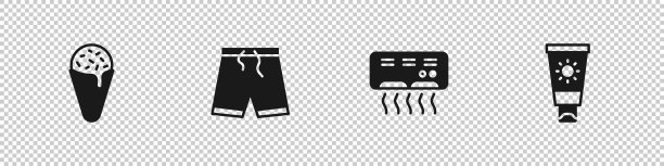 把冰淇淋放在华夫饼泳裤里晾干图片下载