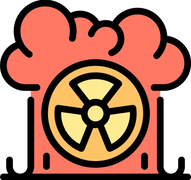 生物核云图标颜色轮廓图片下载