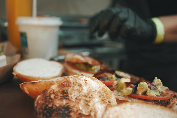 汉堡特写图片下载