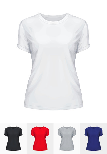 女性的t恤模型图片下载