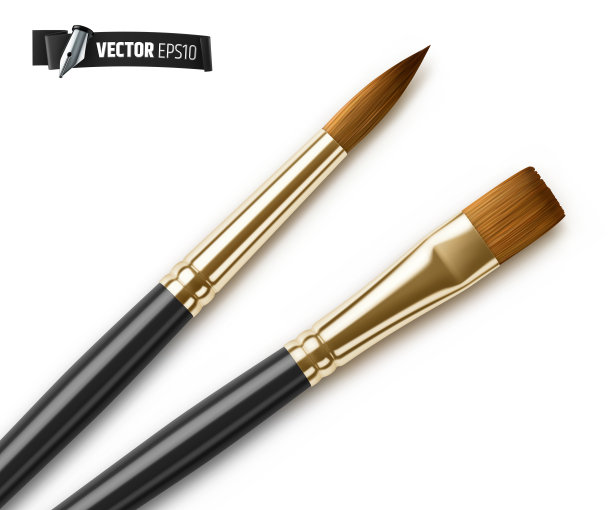 向量现实的画笔图片下载