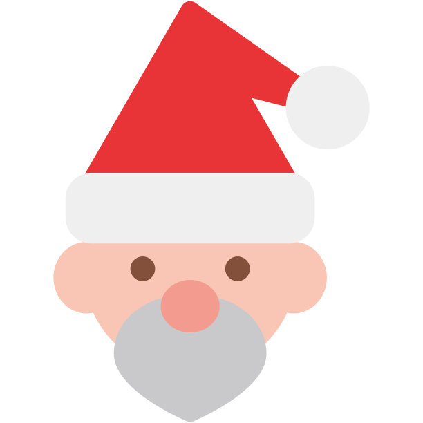 简单的圣诞老人图标图片下载