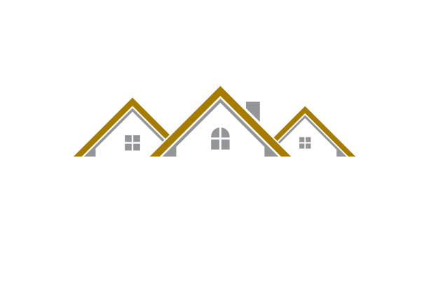 简单的屋顶标志设计与房地产相关图片下载