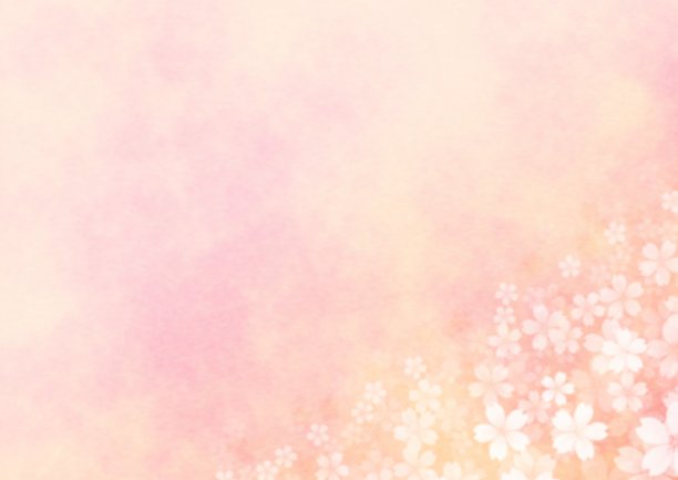 樱花背景插图在浅色图片下载