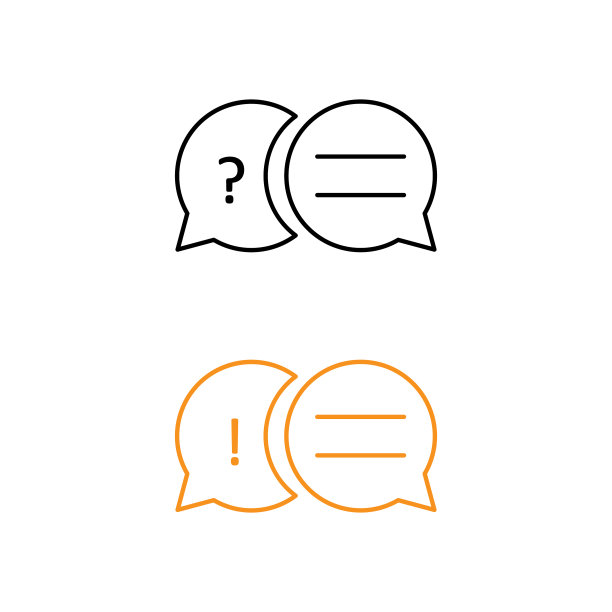 演讲气泡图标矢量设计。图片下载