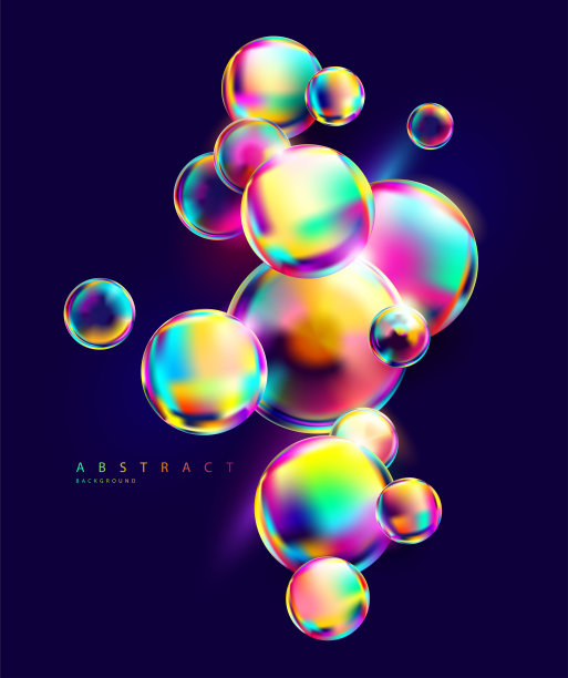 彩色彩虹几何形状。图片下载