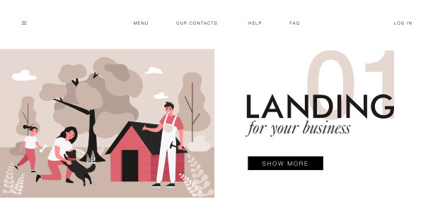 在外面为家畜做狗窝的木匠图片下载