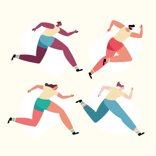 运动员跑四个字图片下载