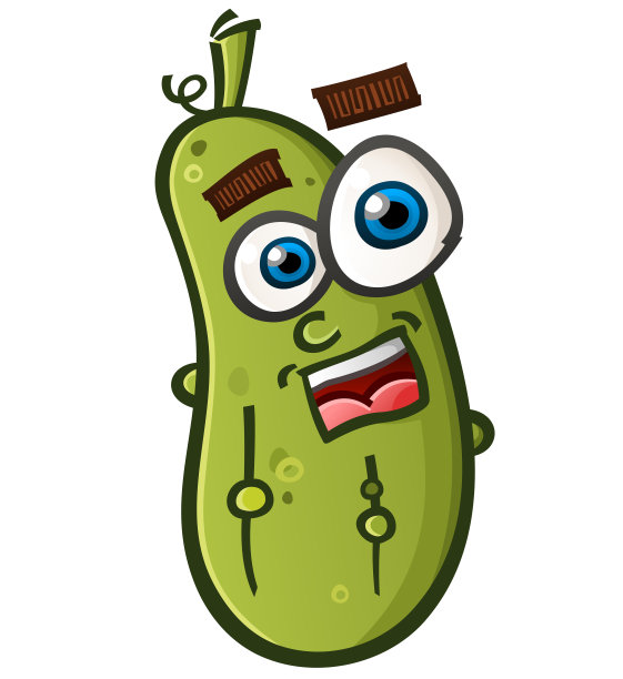 泡菜卡通人物大而粗的眉毛图片下载