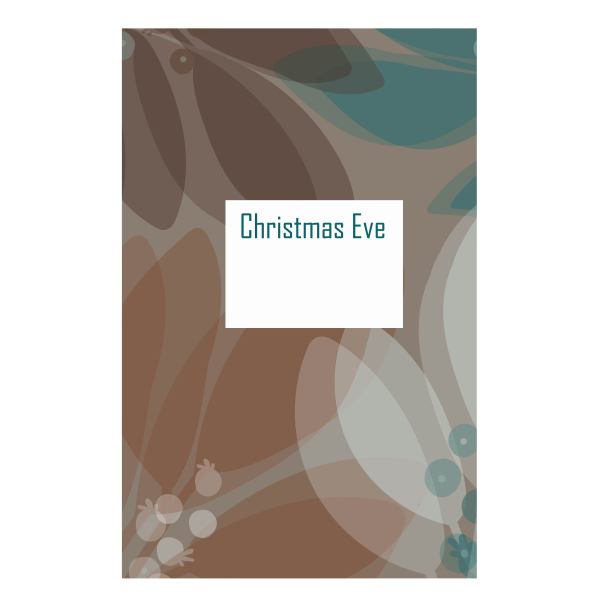 明信片圣诞快乐，新年快乐。浆果和叶子时尚的向量插图冬季明信片，插图的海报和横幅在波西米亚风格在柔和时尚的颜色。图片下载