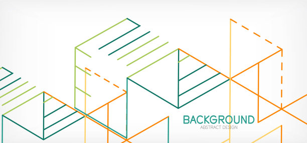 抽象的背景色线在白色上图片下载